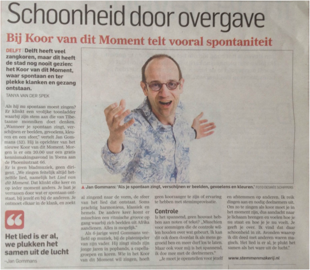 Algemeen Dagblad, 25 maart 2015